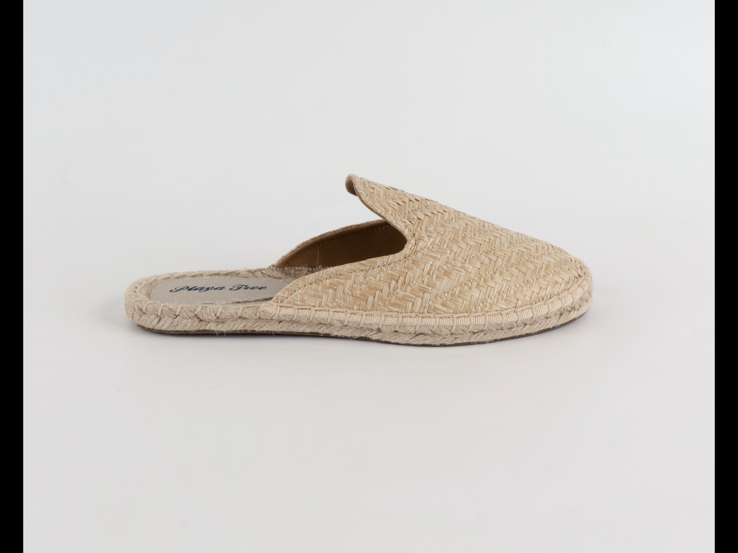 Beige Raffia mule Espadrille